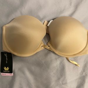 Nude Wacoal 30D Strapless Push Up Bra
